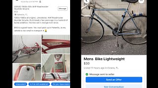 I bought two vintage bikes on Facebook marketplace