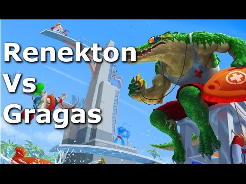 Renekton Vs Gragas Commentary - Season 6 - League of Legends