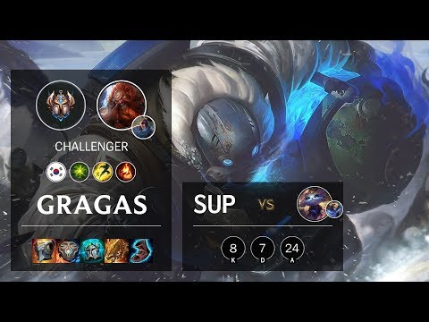 Gragas Support vs Yuumi - KR Challenger Patch 10.11