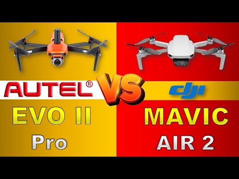 DJI MAVIR AIR 2 VS AUTEL EVO II PRO Drones Comparison !