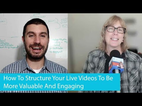 How To Structure Your Live Stream Videos To Be More Valuable & Engaging with Madalyn Sklar