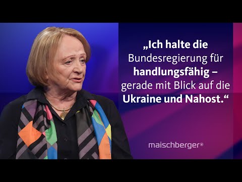 Sabine Leutheusser-Schnarrenberger über den 12-Punkte-Plan, Ampelstreit und AfD-Verbot |maischberger