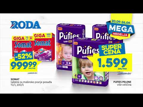 Roda | Mega nedelja 20.09 - 26.09.2019.