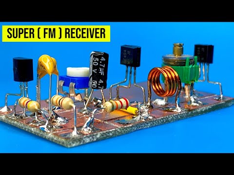 how to make a simple super fm receiver circuit, KAIWEETS