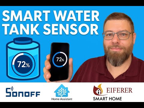 DIY Smart Water Tank Monitor | D1 Mini + Sonoff + Tasmota + Home Assistant + Node-Red