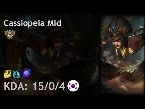 Cassiopeia Mid vs Galio - KR Challenger Patch 8.5