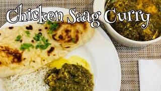★スパイスから作るインドカレー★チキン サグ カレー（チキンとほうれん草のカレー Chicken Saag Curry #10