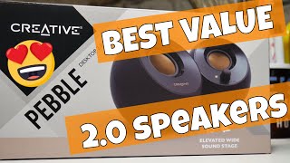 Video thumbnail for Amazing Budget USB Powered Speakers Creative Pebble 2.0 by Mike's unboxing, reviews and how to