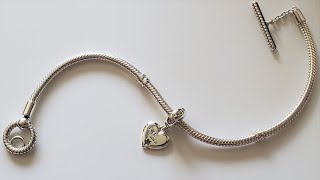Pandora Congratulations Heart & Stars Dangle Charm