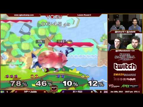 B.E.A.S.T 5 - IVP + Jadde Vs. X1 + R23 - Losers Round 2 Melee Doubles