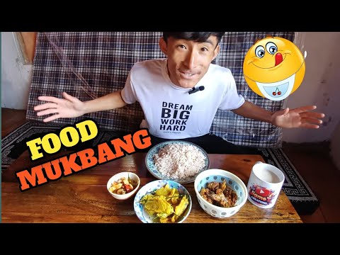 Eating Chilli Chop, Fried Chicken & Rice | Mukbang