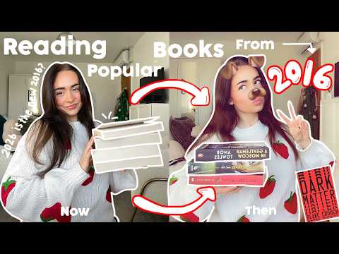 2026 IS THE NEW 2016?! Reading popular books from 2016... for the first time!📚⏰