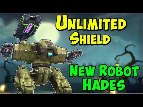 New Best Brawler HADES with Unlimited Shield - War Robots Test Server Gameplay WR