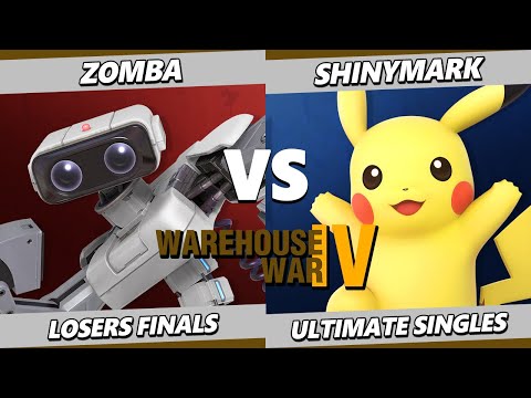 Warehouse War 4 LOSERS FINALS - ShinyMark (Pikachu) Vs. Zomba (ROB) Smash Ultimate - SSBU
