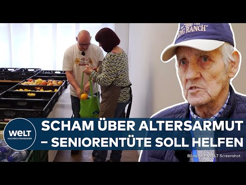 Video Thumbnail: SCHAM ÜBER ALTERSARMUT: Tafel in Mittelfranken liefert diskret Lebensmittelspenden an Rentner