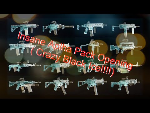 50 Alpha Pack Opening (Crazy Black Ice!!!) Plus 1 Taps for Every Common!