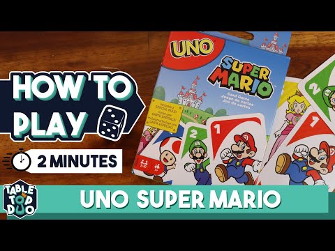 How to Play UNO Super Mario - with Special Rules
