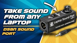 How To Take Sound From A Laptop Into Your Audio Mixer