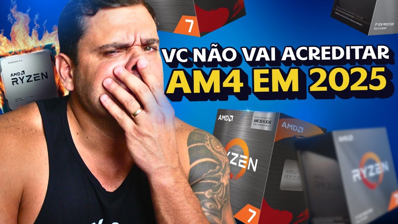 ME CONTARAM SOBRE 5700X3D e AM4 em 2025, NÃO ACREDITO!