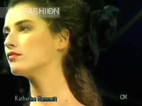 "Katharine Hammett" Autumn Winter 1988 1989 Paris pret a porter women by Canale Moda