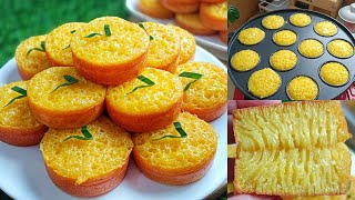 Download lagu Tanpa Mixer dan Oven‼️Resep Bika Ambon Mini Cuma 3 Butir Telur Lembut Kenyal dan Bersarang‼️ mp3