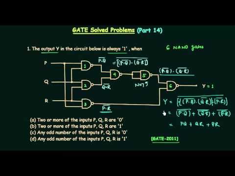 GATE Solved Problems 2011 | Logic Gates | Digital Electronics