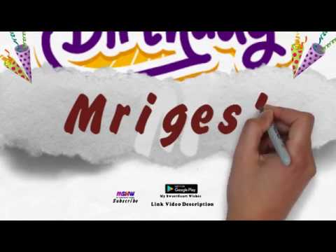 Happy Birthday Mrigesh