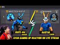 RAISTAR VS WHITE 444 1V1 INDIA ONE TAP KING VS MENA ONE TAP KING GYAN GAMING OP REACTION