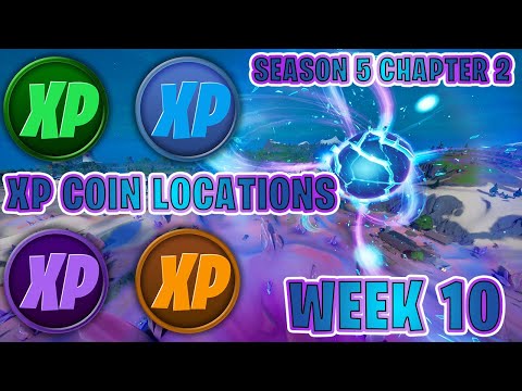 ALL XP COIN LOCATIONS - WEEK 10 | Fortnite - Season 5 Chapter 2