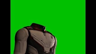 END GAME SUIT GREENSCREEN (CAPTAIN AMERICA GREEN S