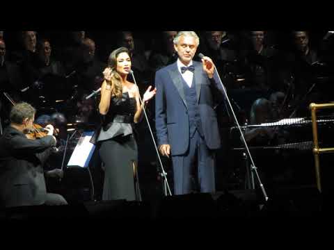Andrea Bocelli with Nicole Scherzinger - Canto Della Terra - O2 London - Oct 1st 2016