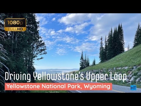 Driving The Upper Loop - Yellowstone National Park