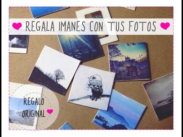 Vídeo relacionado con REGALOCREATIVO Imán Personalizado Cuadrado 8x8 cm. Pack 4 Unidades de Imánes para Nevera. Regalos Originales con Foto para Cumpleaños, Aniversarios.