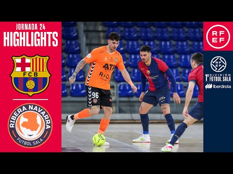 Resumen #PrimeraDivisiónFS Barça 3-3 Tudelano Ribera Navarra| Jornada 24