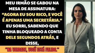 Meu Irmão Se Gabou: “Sou o Fundador” — Então Assumi o Controle da Empresa e Revelei a Verdade