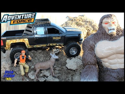 Pretend Play Adventure Force Outdoor Imagination Truck & Trailer Bigfoot Explore Video