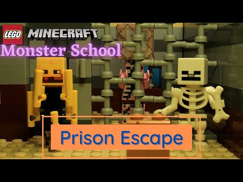 MotionMine Studios - Prison Escape - Lego Minecraft Monster School Stop Motion