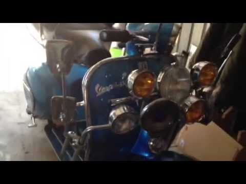 Vespa and Mini Cooper s