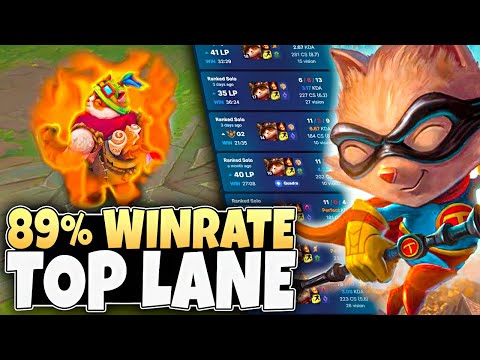This is how I got an 89% Win Rate on Teemo Top
