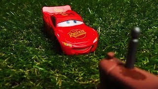 Cars 1 Tractor Tipping Scene Remake! Stop Motion Animation Disney Cars toys