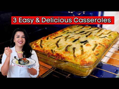 3 Easy GROUND BEEF Mexican CASSEROLE Recipes | Recipes for dinner