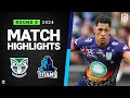 NRL 2024 | Warriors v Titans | Match Highlights