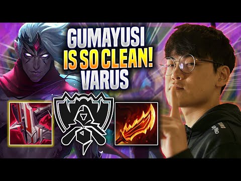 GUMAYUSI IS SO CLEAN WITH VARUS! - T1 Gumayusi Plays Varus ADC vs Aphelios! | Bootcamp 2022