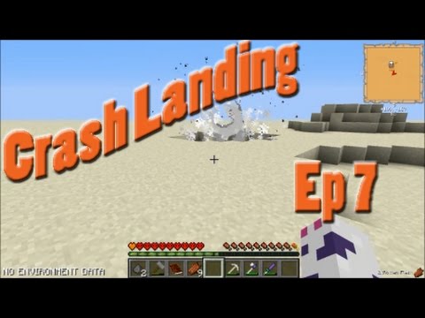 Minecraft Crash Landing ep 7 - Compressed Iron