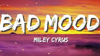 Miley Cyrus - Bad Mood (Lyrics)