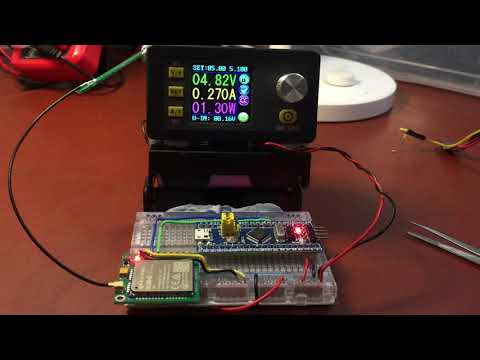 STM32 Blue Pill + Quectel BC95-G NB-IoT Power Consumption
