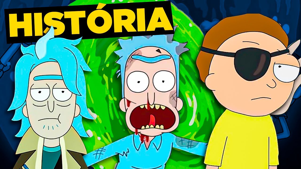 A História COMPLETA de Rick And Morty (Linha do Tempo Completa + Passado de Rick Sanchez)