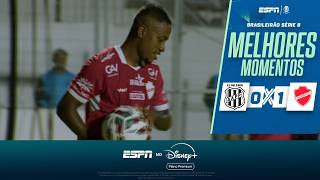 VILA NOVA VENCE PONTE PRETA PELA SÉRIE B EM PARTIDA COM VAR E EMOÇÃO NO FINAL | MELHORES MOMENTOS