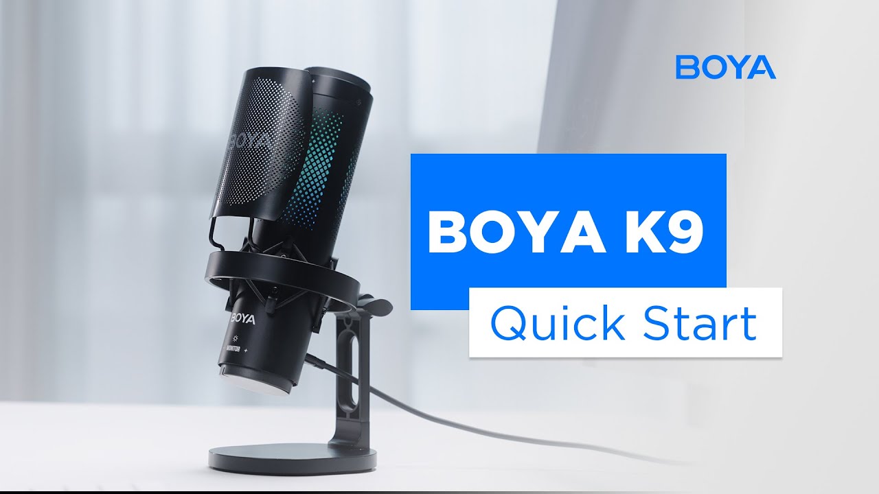 BOYA K9 | First Use Guide