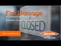 Fire Damage Can Force You to Close Your Business for too Long. Denver West is Fast & Reliable